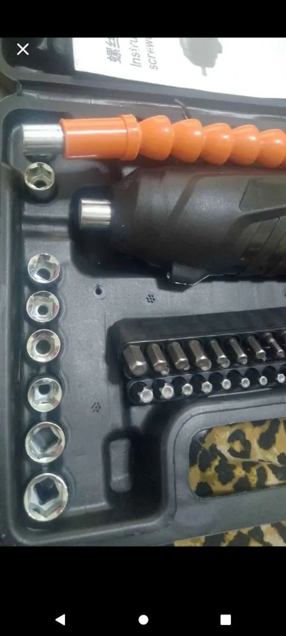 Parafusadeira top com maleta completa64595870109313124