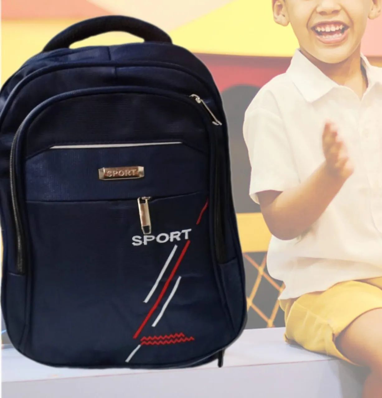 Mochila de Costa Infantil - Azul 