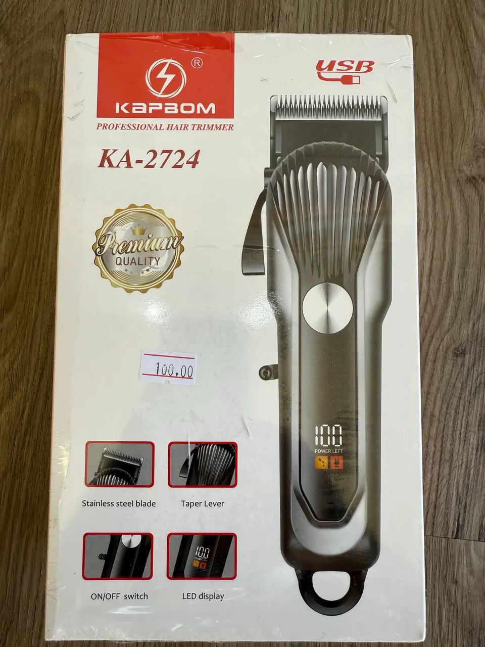 Máquina de cortar cabelo Kapbom 