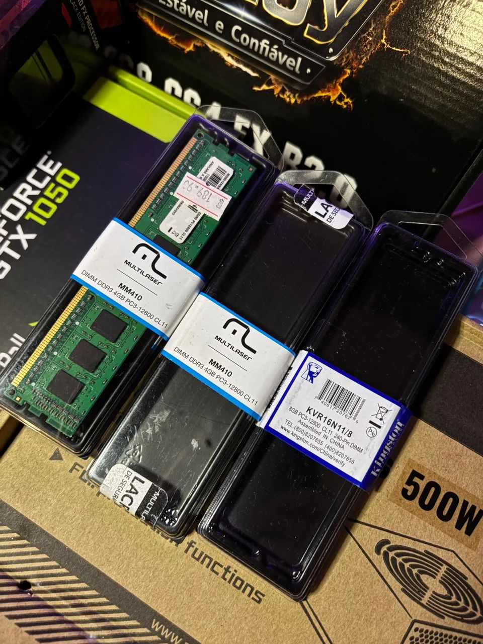 Pc gamer - Placa de vídeo, placa mãe, memória ram, processador e fonte DDR3 - Foto 4