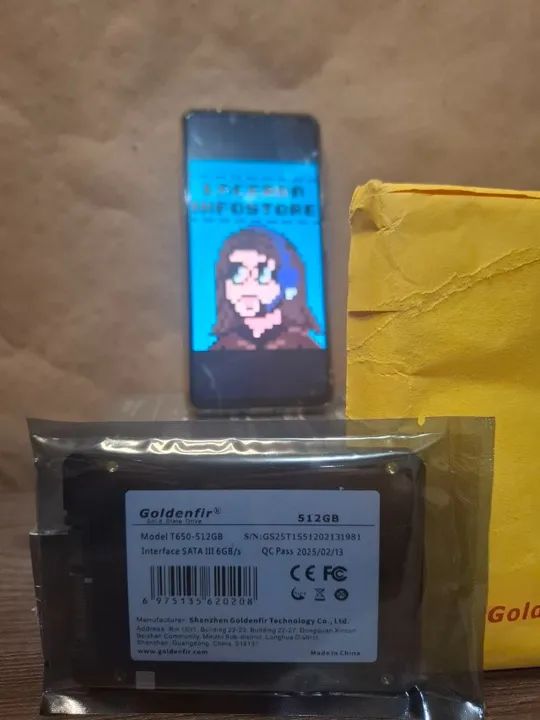 SSD SATA Goldenfir 512gb [Lacrado] - Foto 2