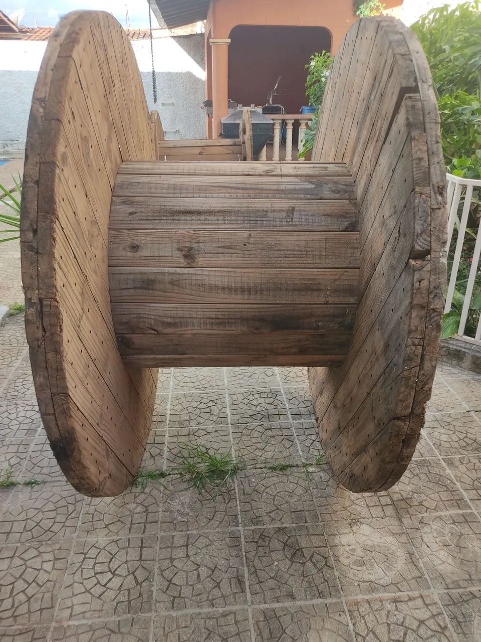 Carretel de madeira , bobina. - Foto 4