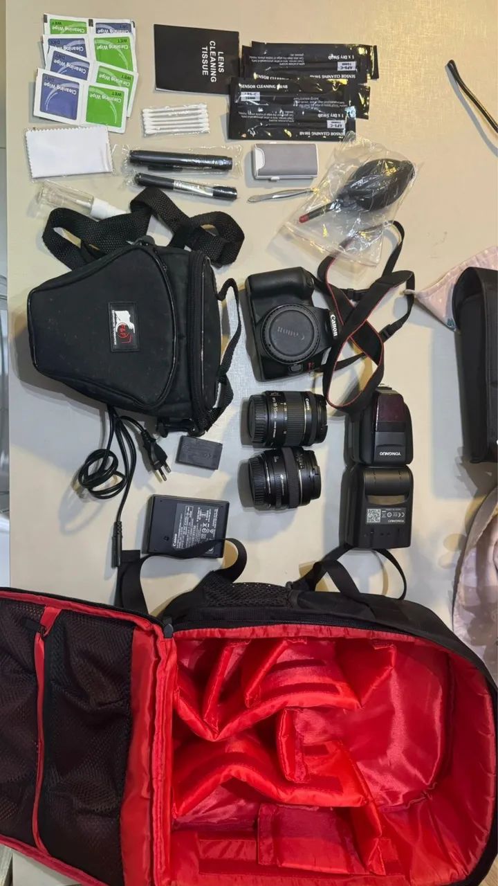 Câmera Canon SL3 + Lente 50mm 1.4 + Kit Completo - Foto 2