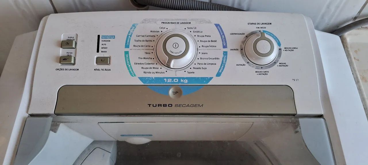 Máquina de Lavar Roupa Electrolux 12kg Turbo Secagem - Foto 3