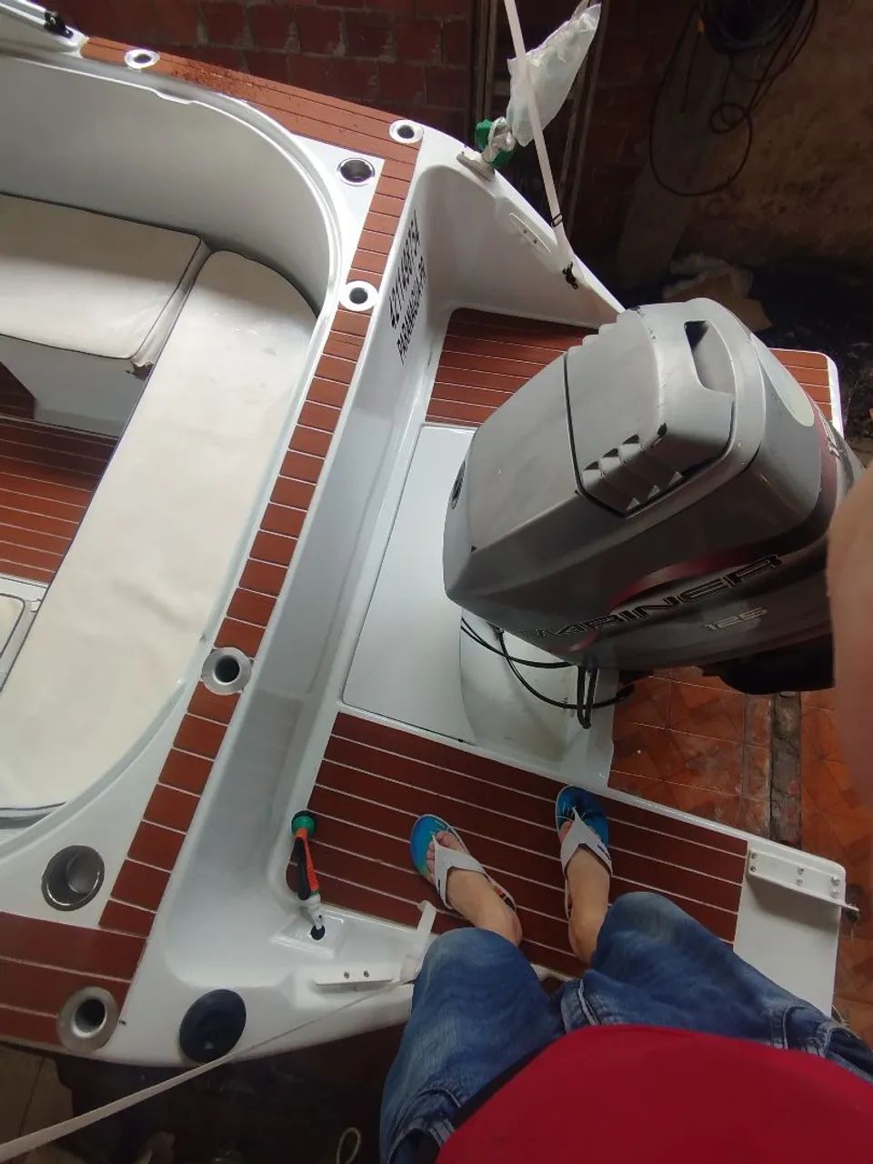 Lancha 22 pes cabinada  - Foto 10