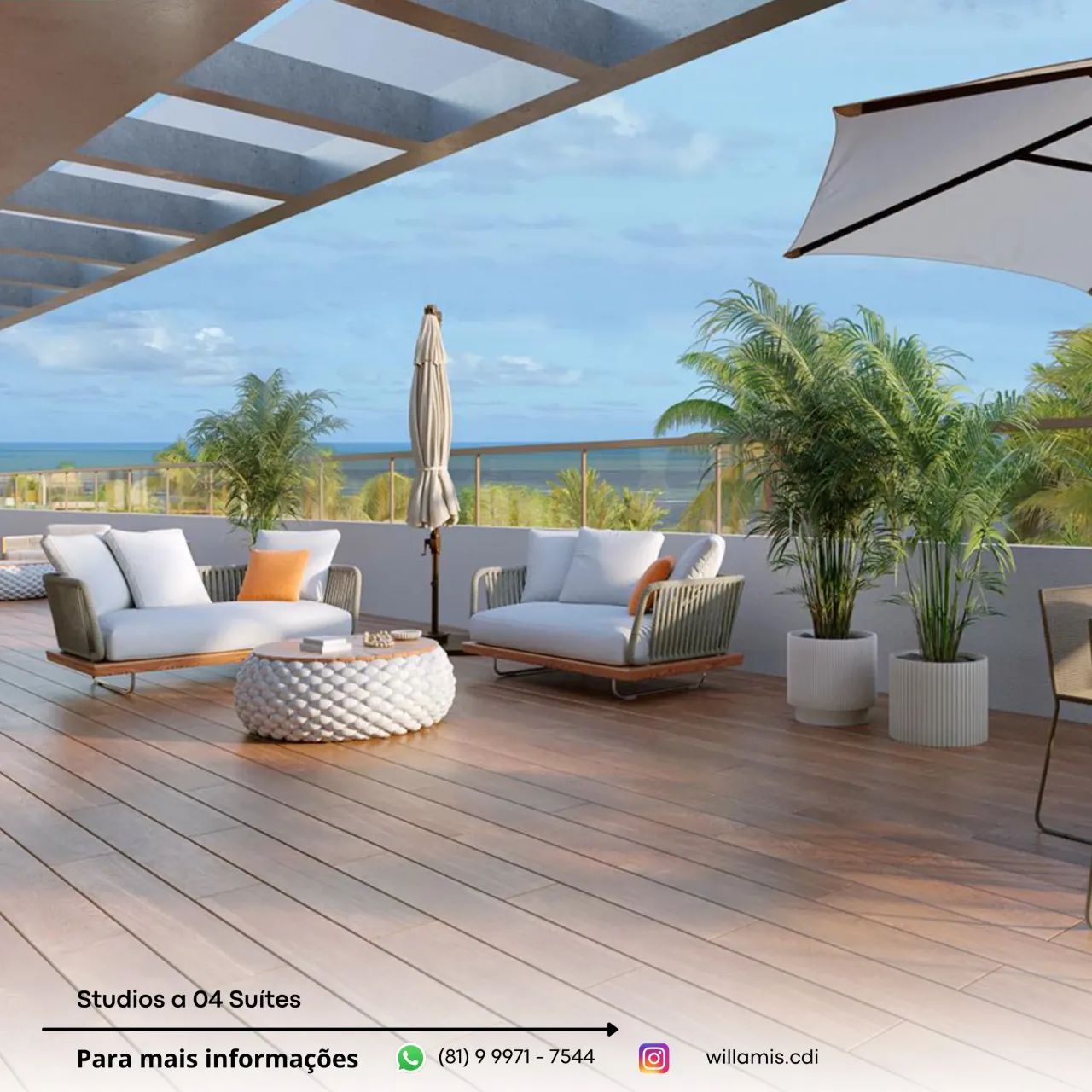 EXCLUSIVIDADE E RENTABILIDADE | STUDIOS PERTO DAS PISCINAS NATURAIS E DO NOVO PARQUE DE CA - Foto 14