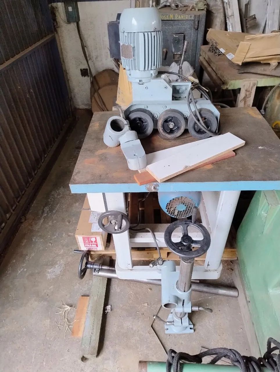 Serra circular Baldan 1x1 45 graus avanço invicta máquinas para marcenaria LEIA O ANÚNCIO  - Foto 5