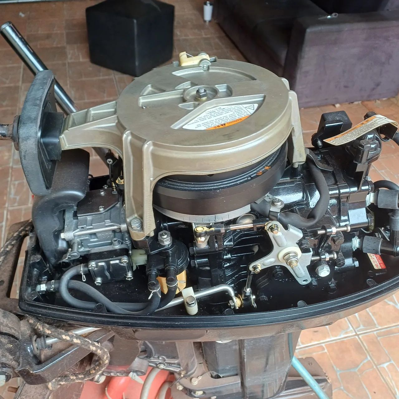 Motor de Popa Mercury 15 HP super  - Foto 4