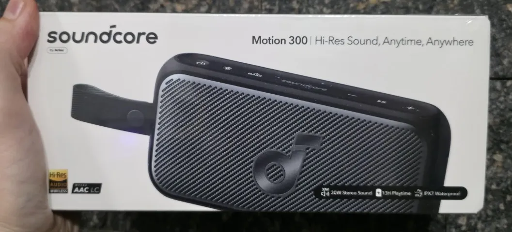 [LACRADA] Caixa de Som Anker Soundcore Motion 300 - Bluetooth, 30W, Prova d?Água