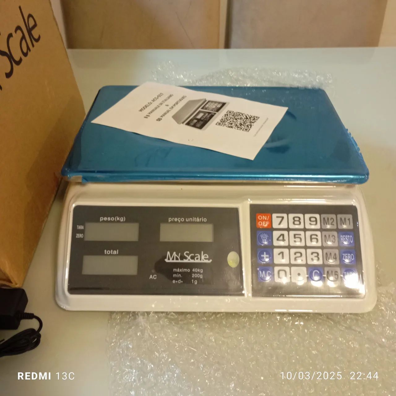 Balança Digital Comercial MN Scale 40kg