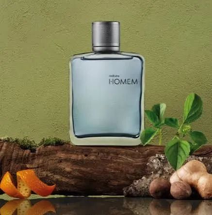 NATURA HOMEM TRADICIONAL PERFUME MASCULINO AMADEIRADO COLÔNIA NATURA 
