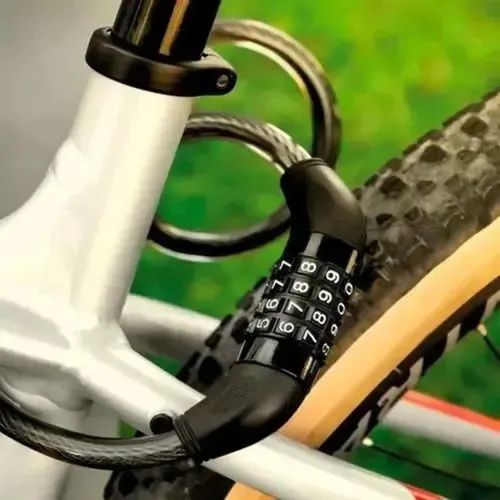 Corrente Cadeado Para Bicicleta Moto Trava Tranca C/ Segredo - Foto 4
