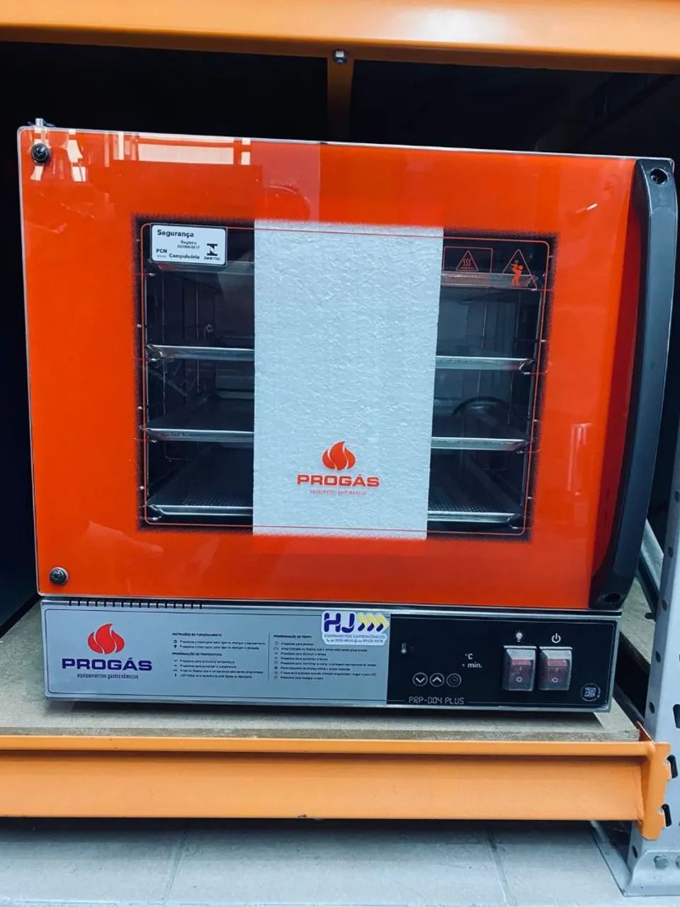NZ. Forno elétrico convector digital 4 assadeiras PROGÁS 