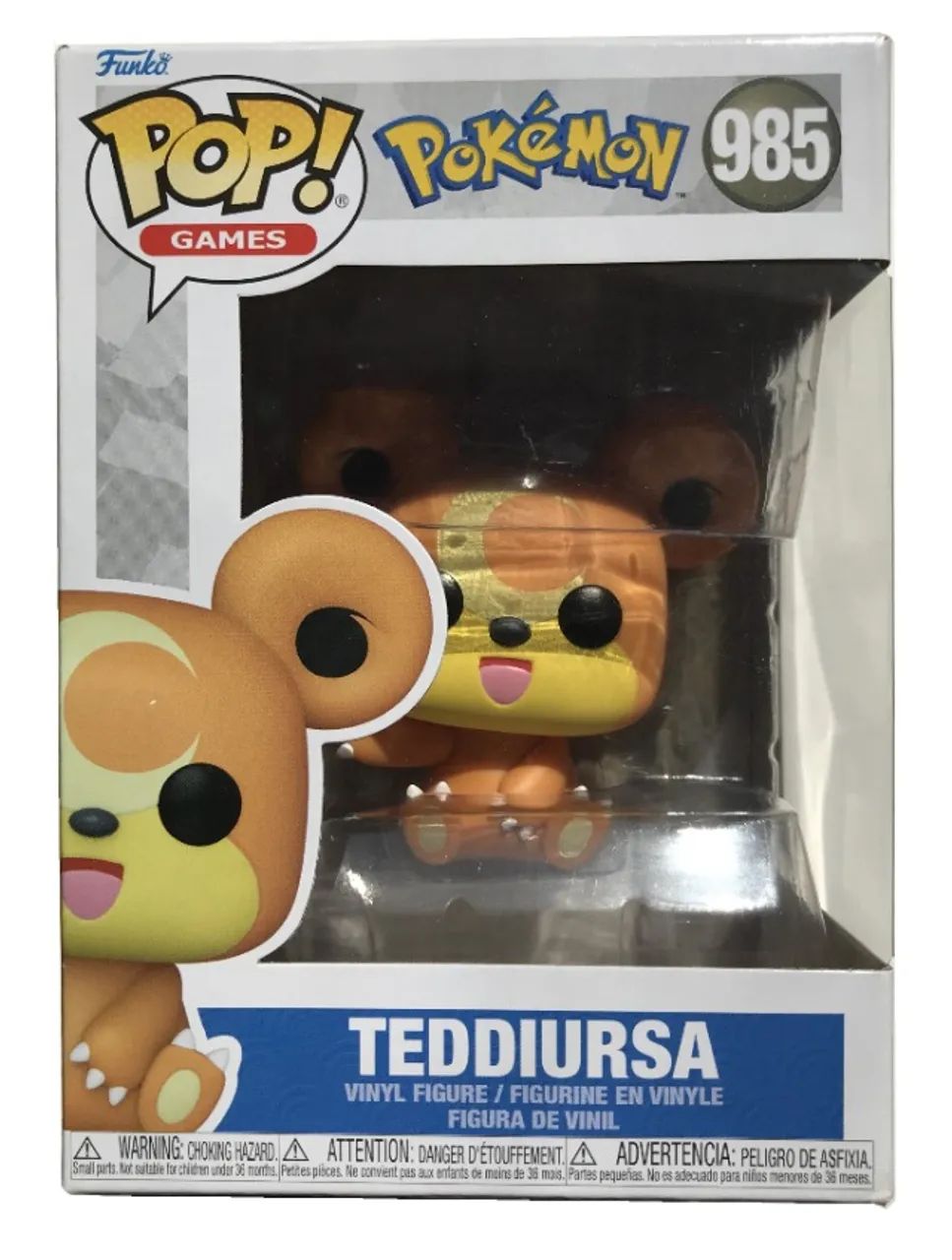 Boneco Funko Pop! Games Pokémon Teddiursa 985 Original