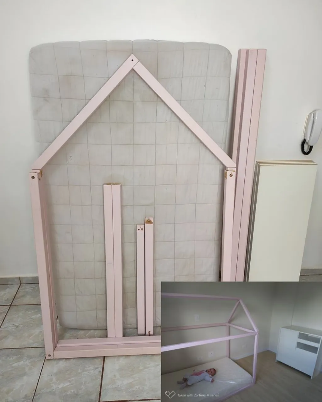 Cama Montessoriana Casinha para Bebês