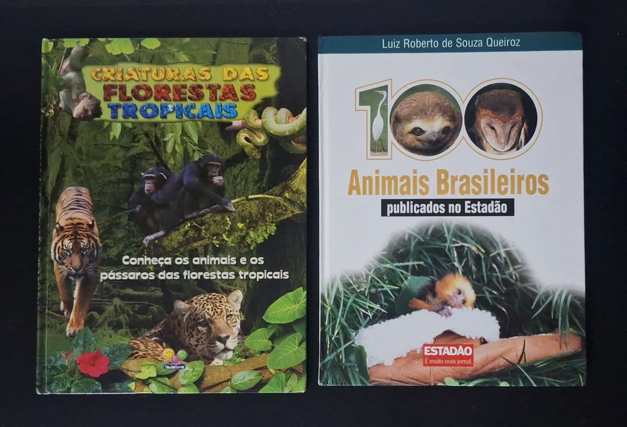 Kit com 2 livros - Animais e Natureza