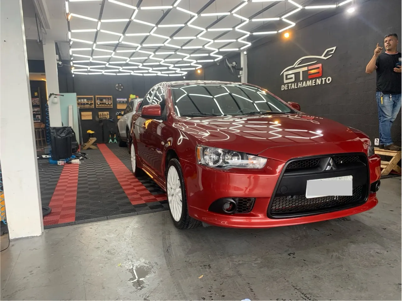 MITSUBISHI LANCER 2019 vermelho