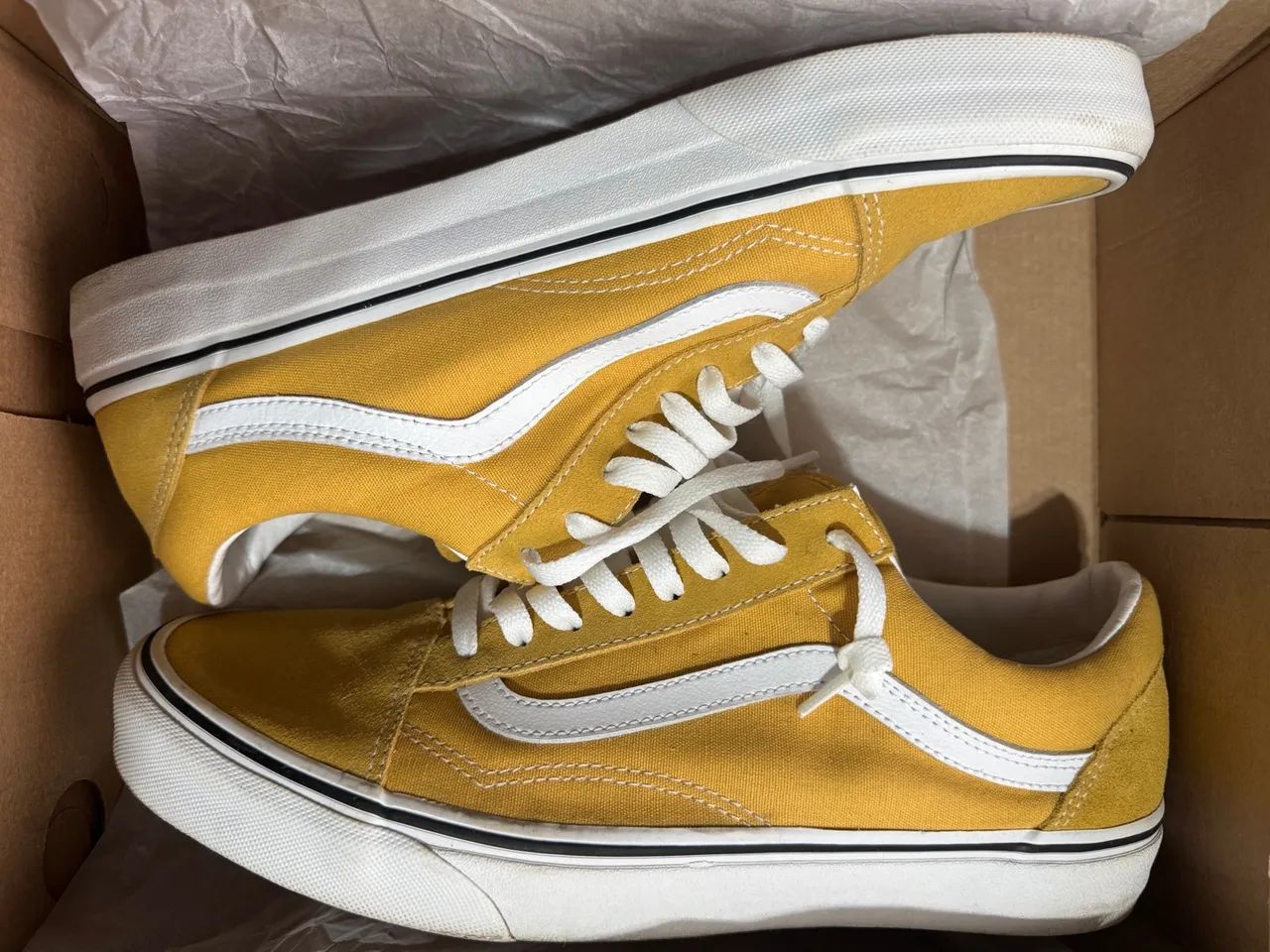 Tênis Vans Old Skool Amarelo Masculino 42