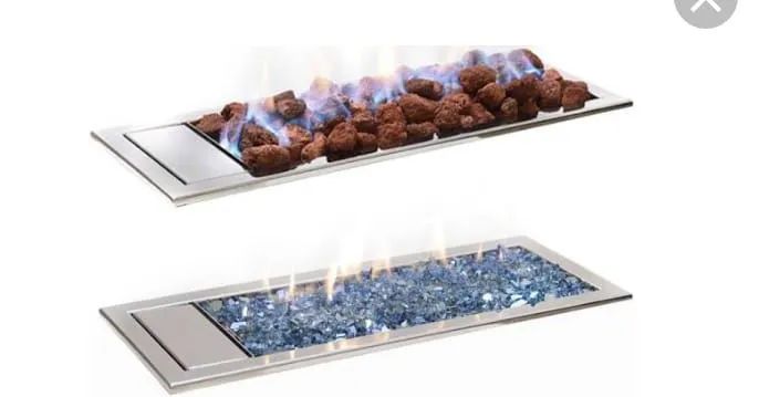 Lareira a gás de 60 cm em aço inox escovado  direto da fábrica  - Foto 2