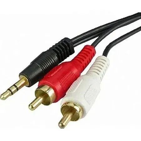 Cabo auxiliar p2 x 2rca 1.5m it - blue le - 1008 - 1 - Foto 3