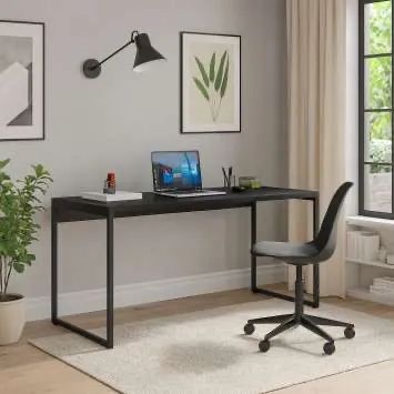 Desk Kuadra I Black 150 cm