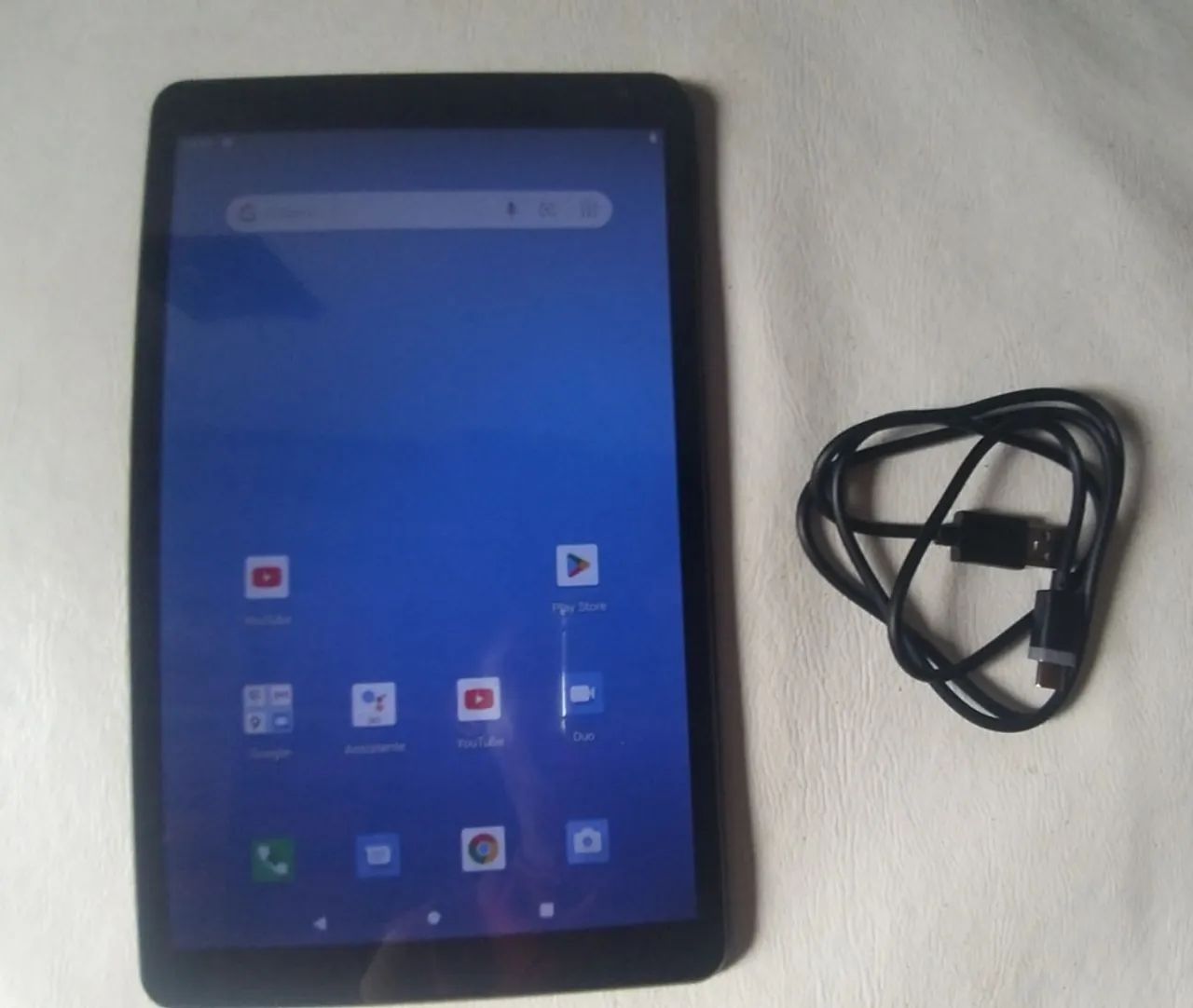 Tablet 10 polegadas grandão + cabo leia  - Foto 2