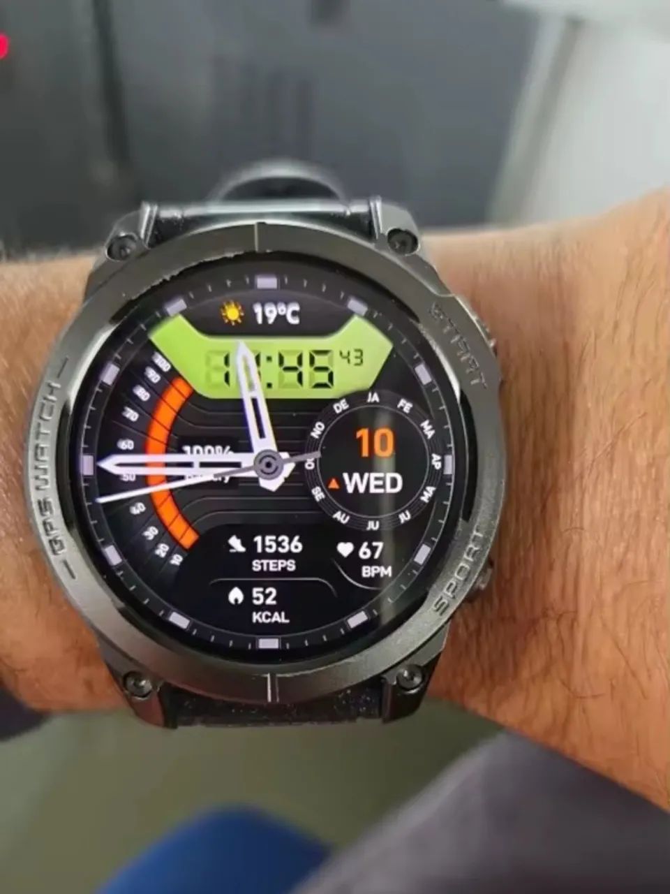 Smartwatch Zeblaze Stratos 3 Pro com GPS | Lacrado - Foto 3