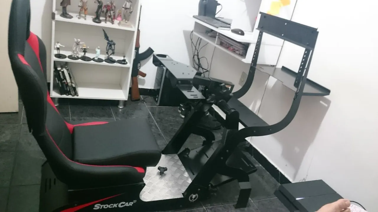 Cockpit Extreme Racing estação completa + Volante G29 para PS4 e PS.