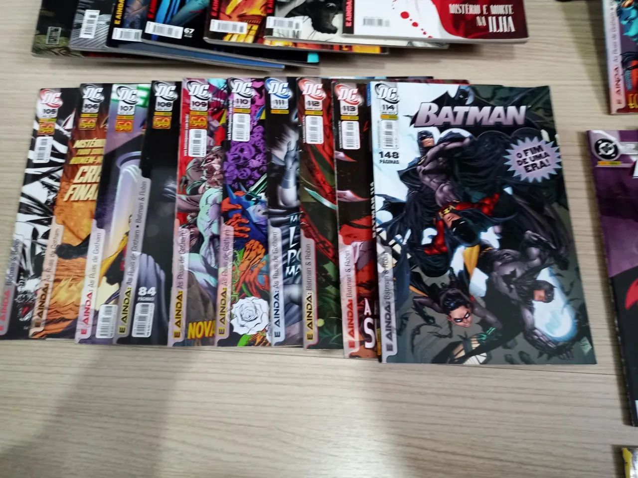 Coleção completa Batman 1 série do 01 ao 114 completo Panini 