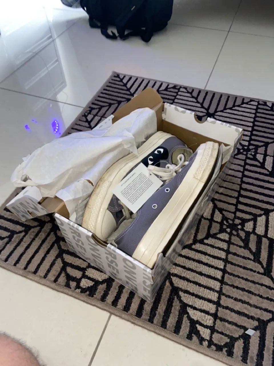 Tênis Converse X CDG - usado 2 vezes  - Foto 2