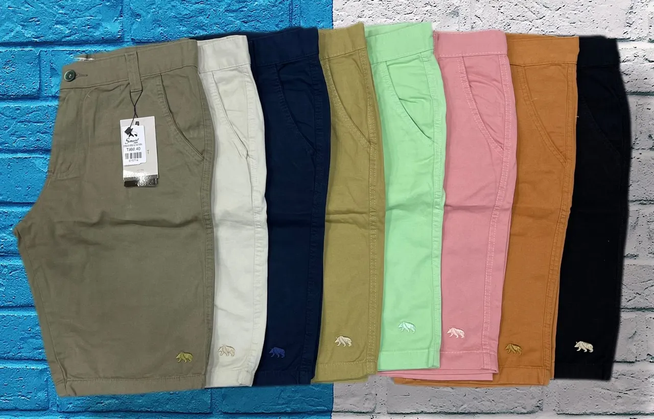 Shorts e bermudas coloridas