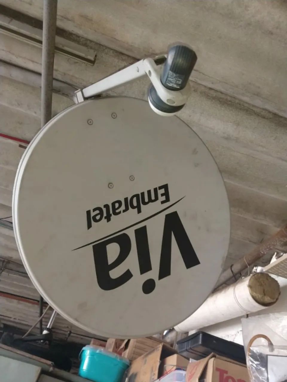 Antenas via satélite