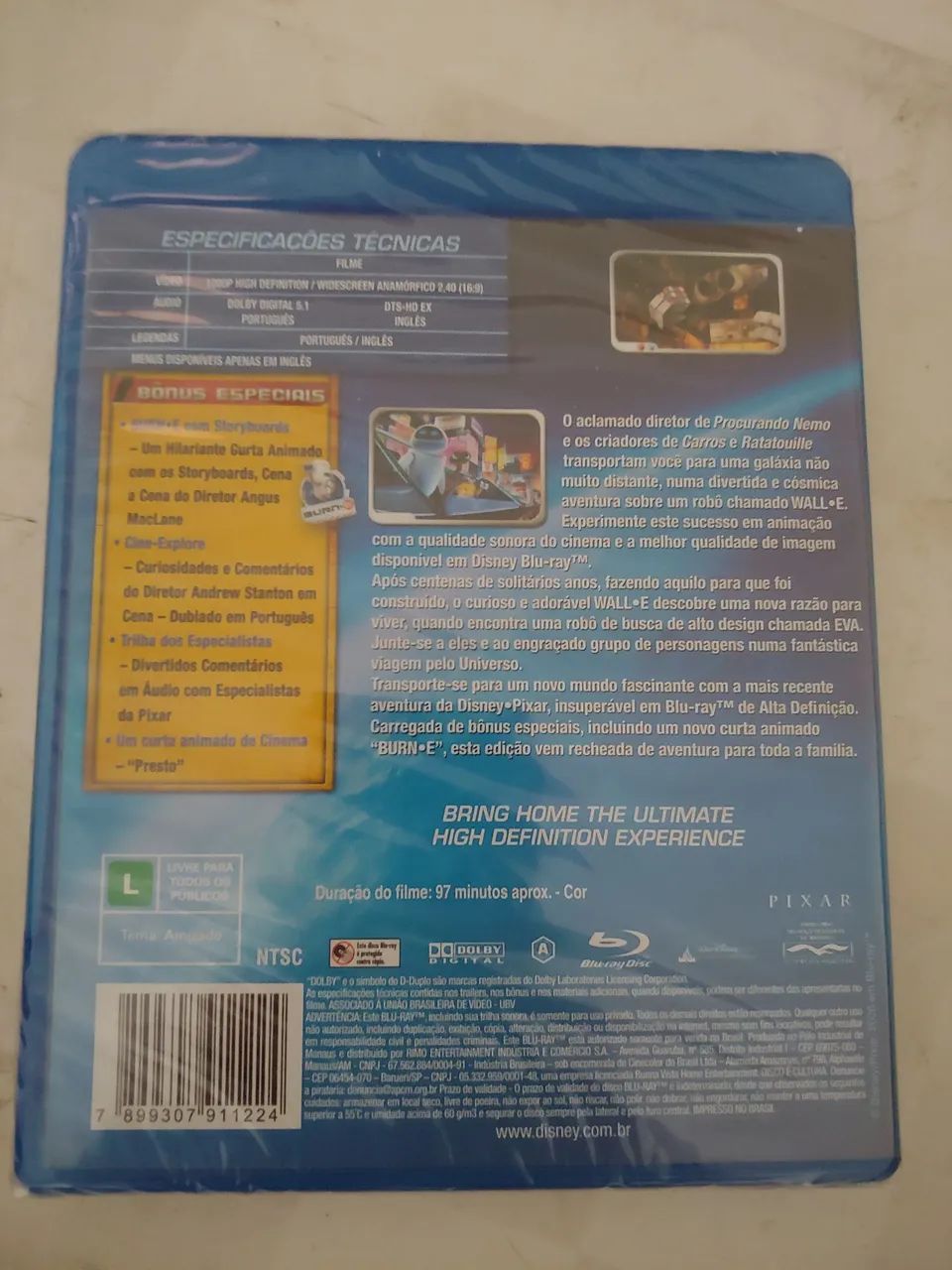 Blu Ray Wall-E - Foto 2