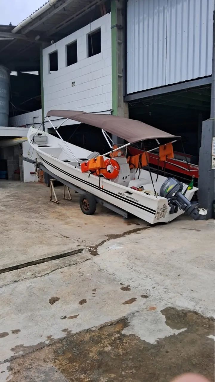 Barco 6,20 com motor 25hp! - Foto 3