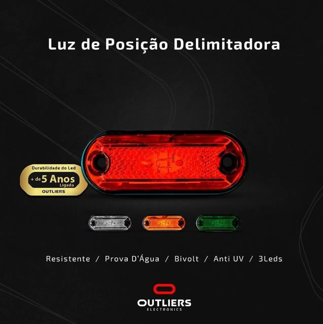 Luz de Posição Delimitadora para Caminhão