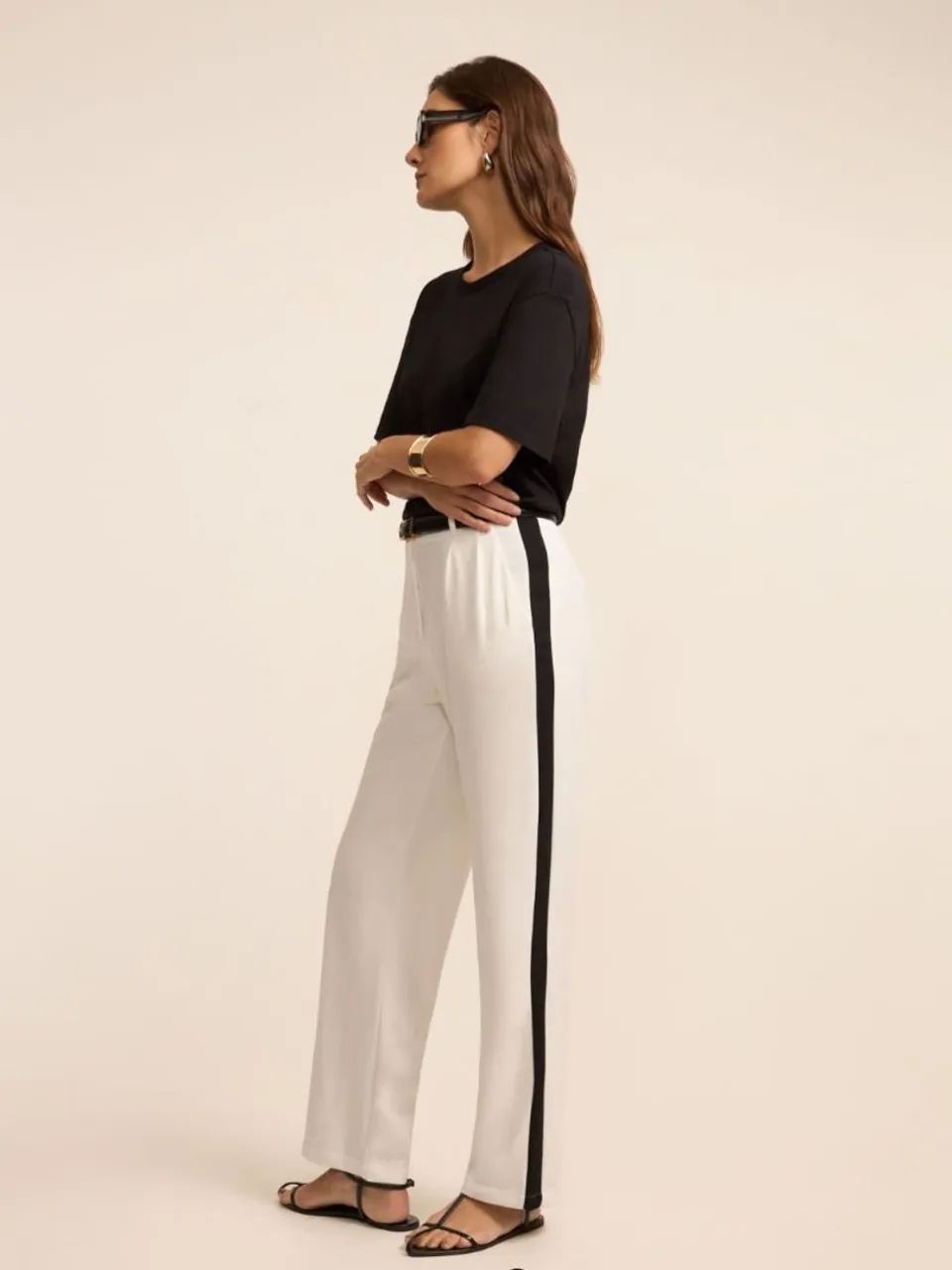 Cal ça alfaiataria branca renner - Foto 2