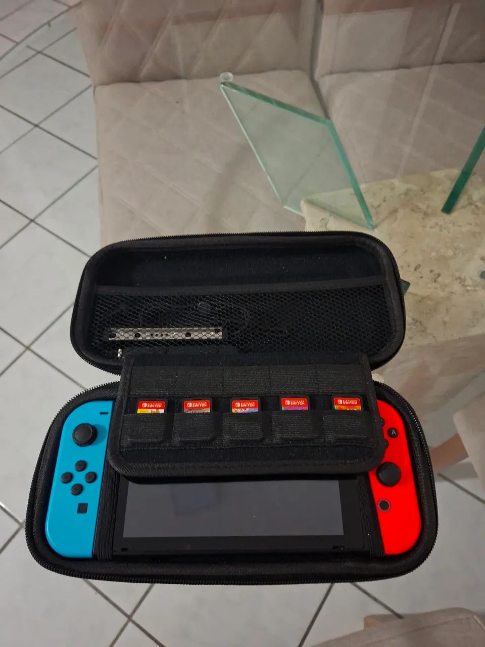 Nintendo Switch com Maleta + Jogos