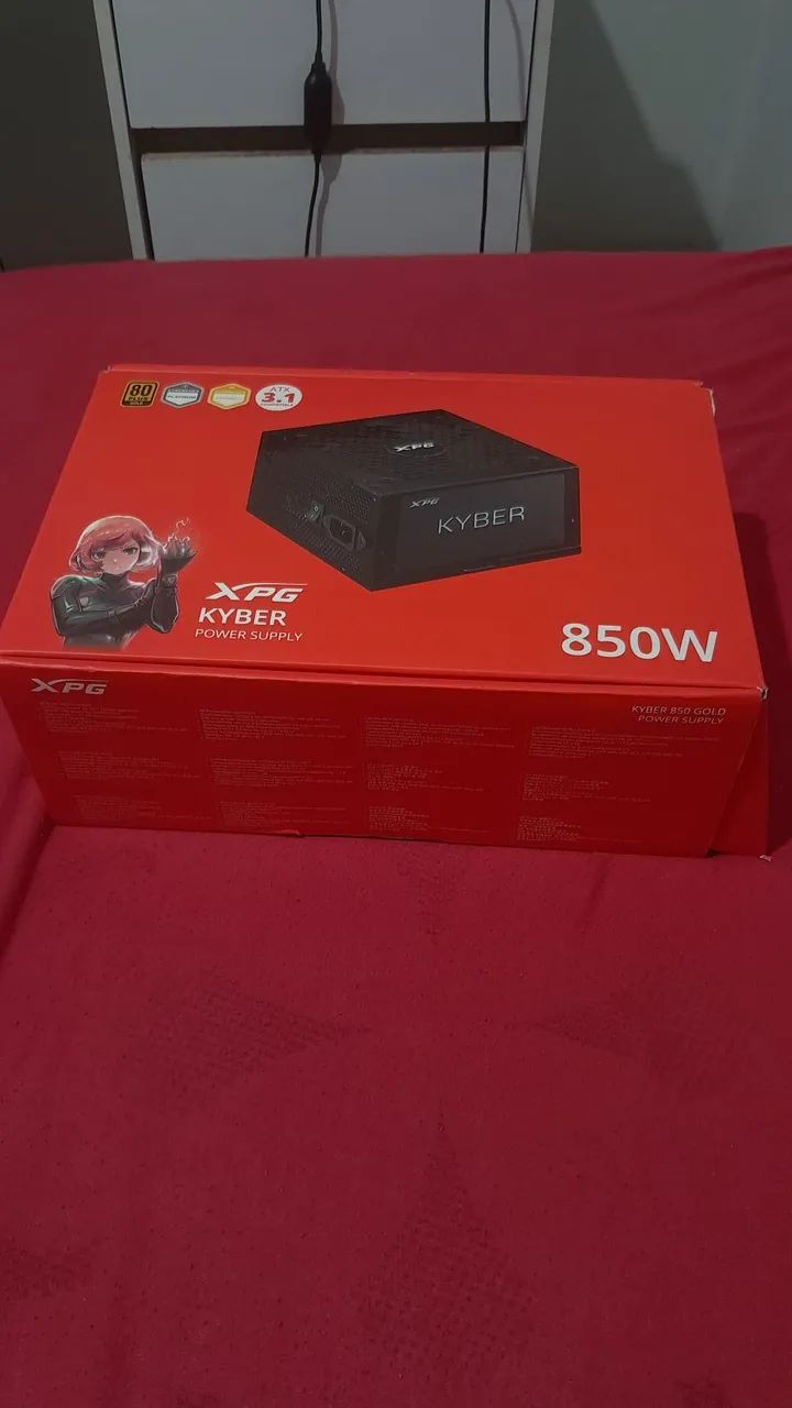 Vendo fonte 850w xpg kyber 80 plus gold - Foto 2