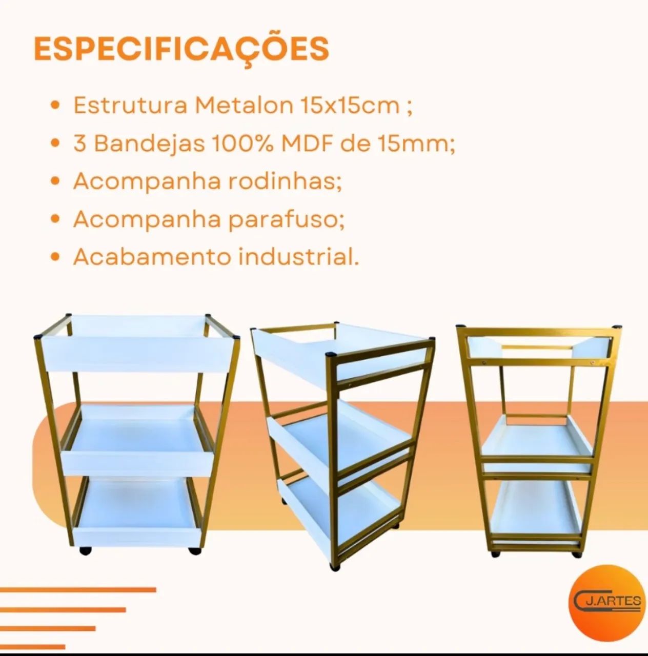 Carrinho Auxiliar - Foto 4