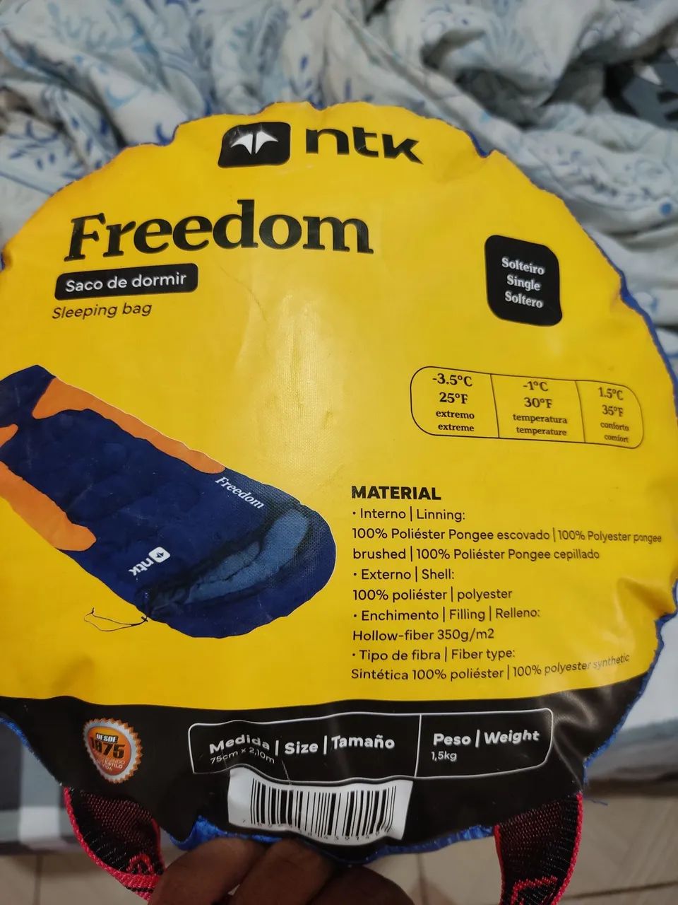 Saco de dormir náutica freedom inverno extremo - Foto 2