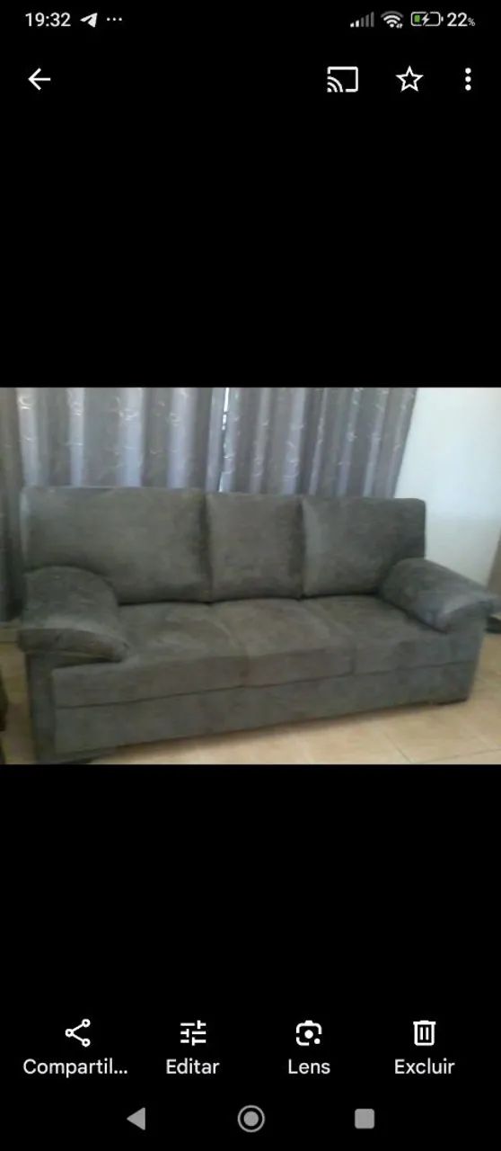 VENDO SOFÁ DE 2 E 3 LUGARES - Foto 2