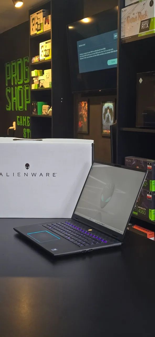 Notebook Gamer Alienware M16 R2 Core Ultra 9 + RTX 4070 (Aceito trocas)