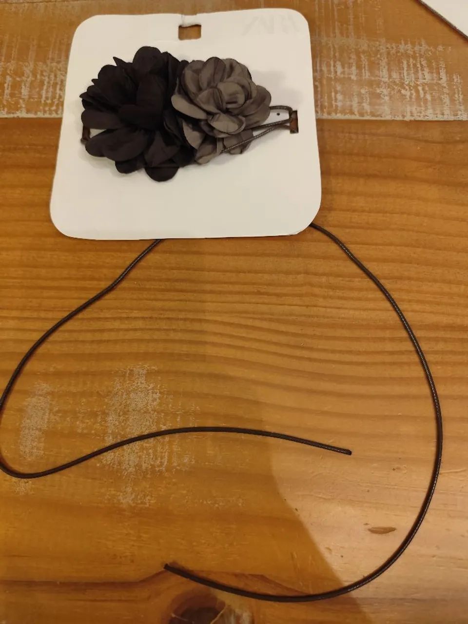 Choker Zara novo preto e taupe  - Foto 2