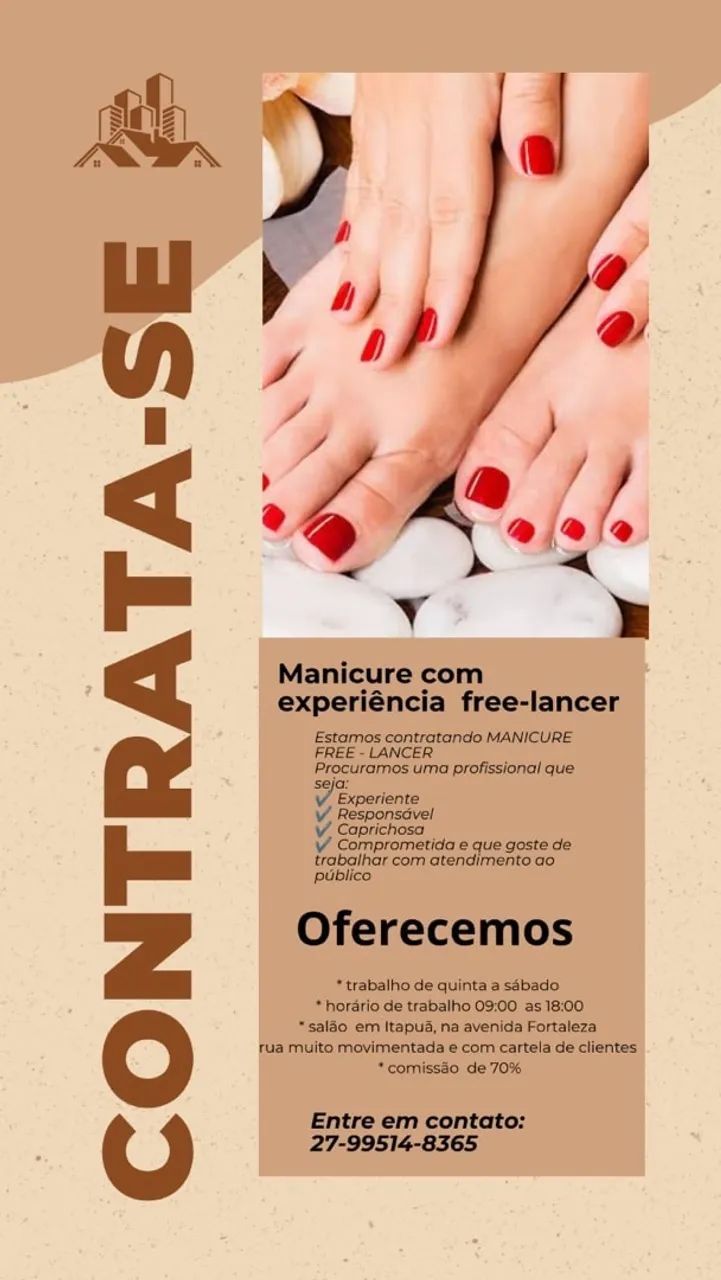 Contrata-se manicure com experiência  - Foto 4