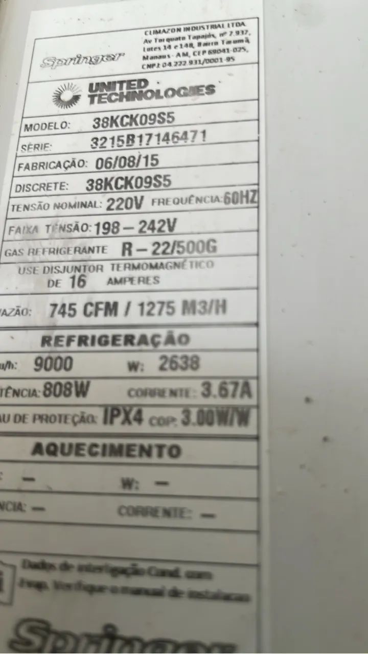 AR 9000btus SPRINGER - Foto 2