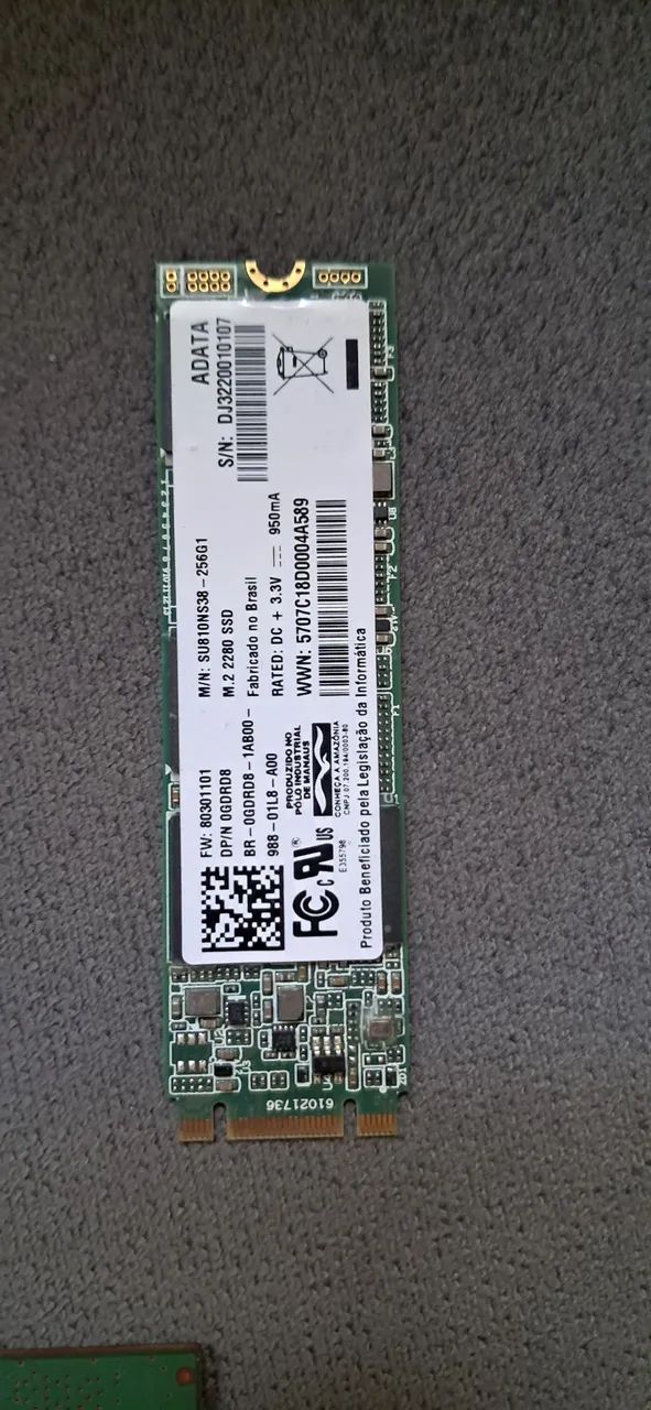 SSD, Memória ram e HD