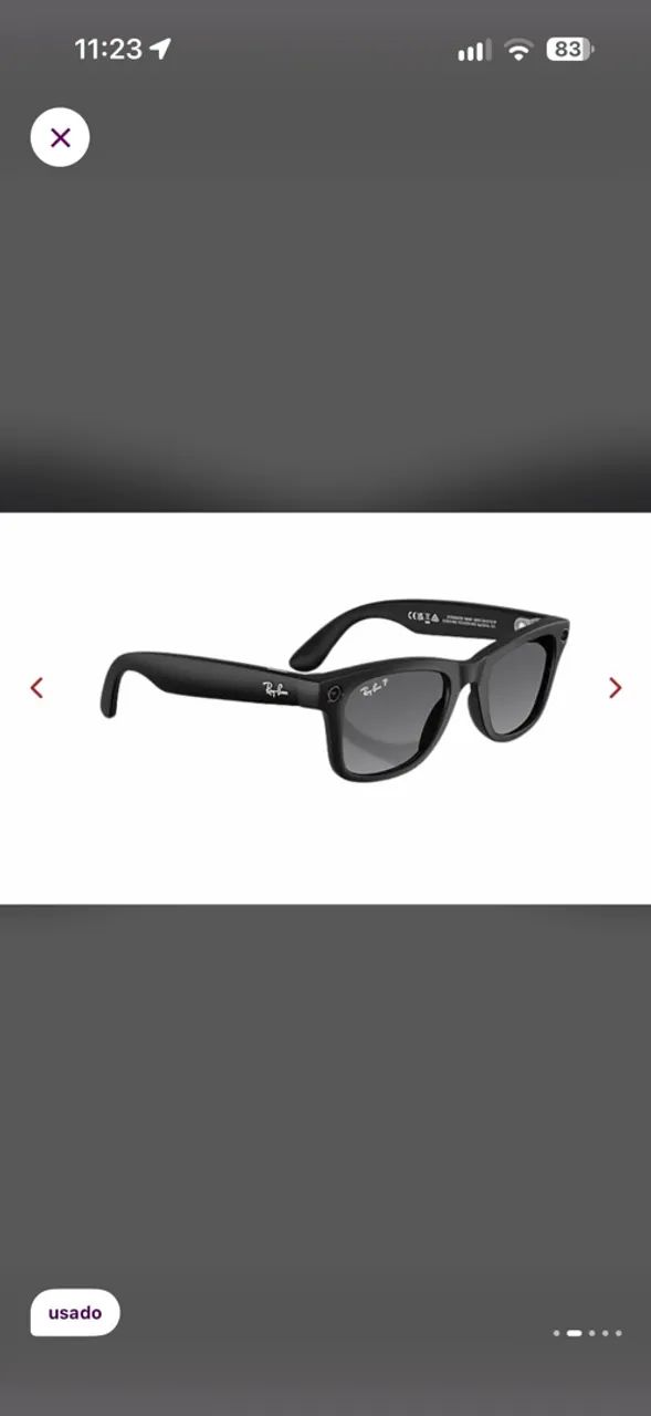 Rayban Meta 2 Gen Wayfarer ( Graphote Green Transitions ) - Foto 2