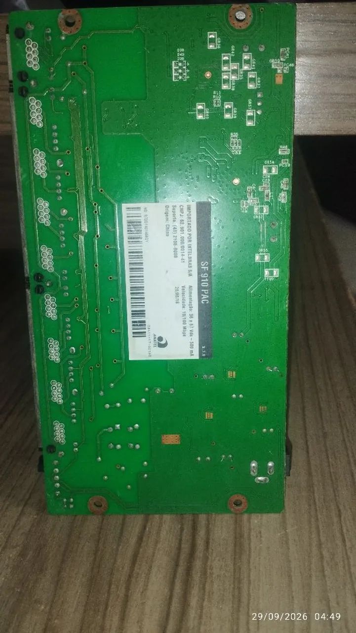 SWITCH PoE Reverso Intelbras DF 910