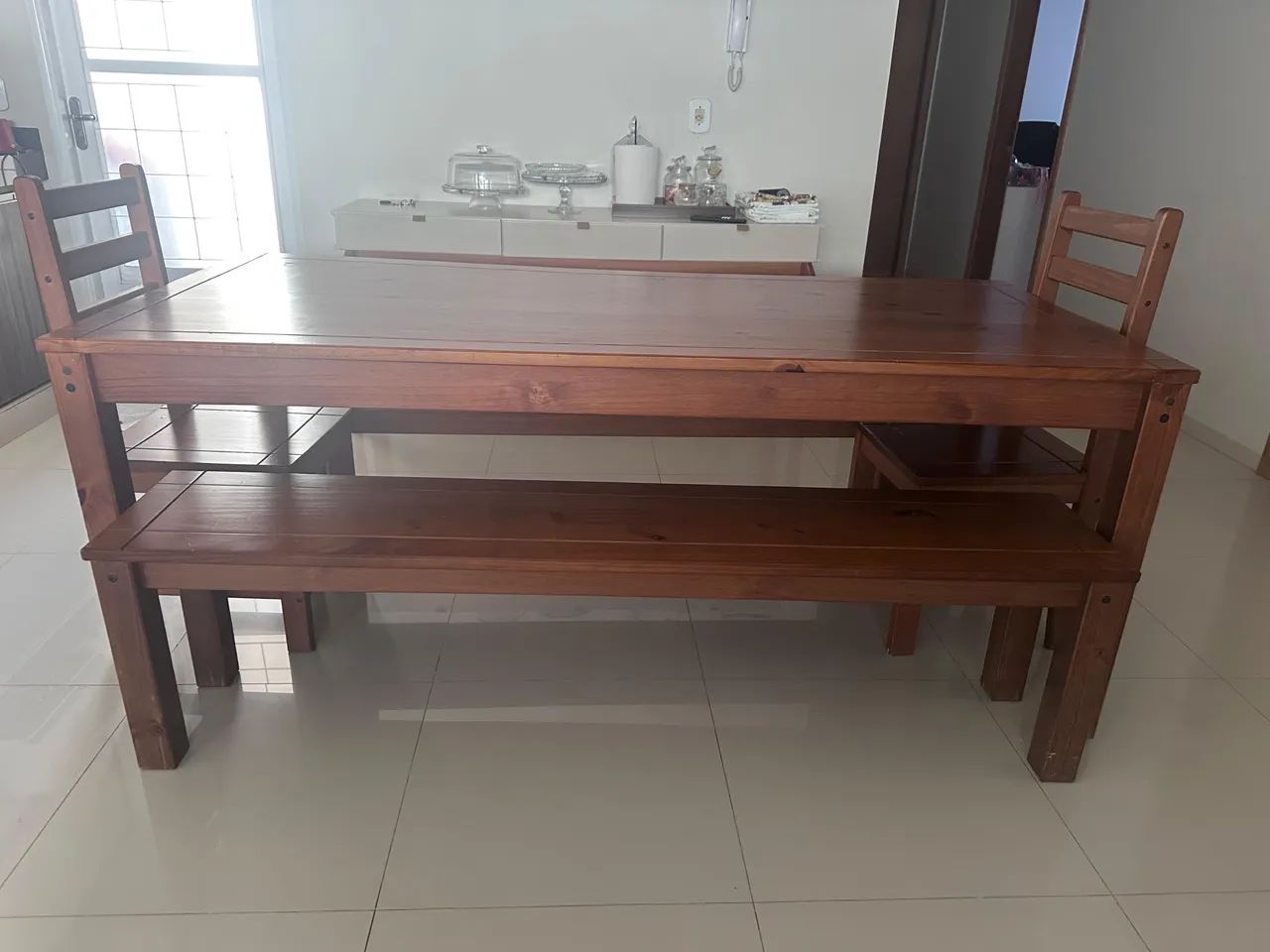 Mesa madeira de lei - Foto 4