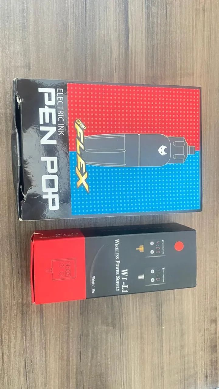 Maquina De Tatuagem e Micropgmentação Profissional Pen Pop Export Electric Ink - Foto 3
